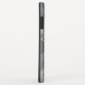 Monogram witte cactus bloem Case-Mate iPhone case (Achterkant/rechts)