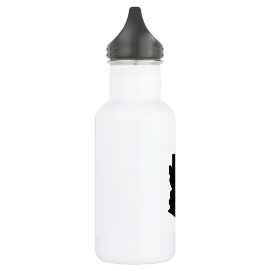 Monogram witte en zwarte Arizona Waterfles (Links)