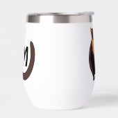 Monogram witte Europese pine Marten (Links)