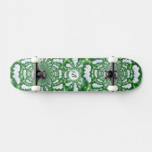 Monogram witte orchid Mandala Persoonlijk Skateboard (Horizontaal)