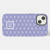 Monogram Witte Regenboog iPhone Hoesje (Achterkant horizontaal)