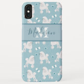 Monogram witte roodjes en roodroze roodroos Case-Mate iPhone case (Achterkant)