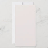 Monogram witte roze sparen de Datum Weddenschap (Achterkant)