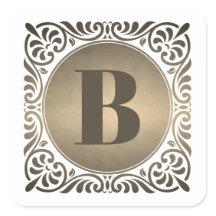 Monogram Witte Sierinitiaal