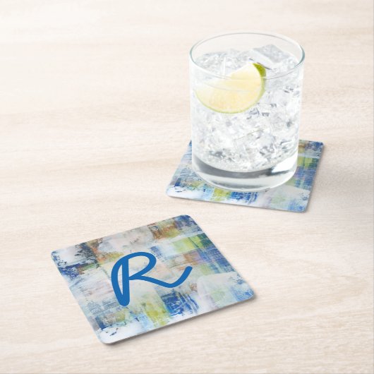 Monogram | Witte was III Kartonnen Onderzetters (Insitu)