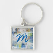 Monogram | Witte was III Sleutelhanger (Voorkant)