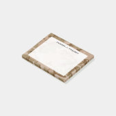 Monogram Woestijn Beige Bruin Groen Camo Camouflag Post-it® Notes (Schuin)