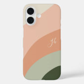 Monogram woestijn- en boskleur Case-Mate iPhone case (Achterkant)