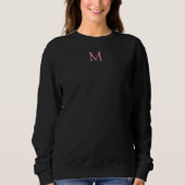 Monogram Womens Kledingsweatshirts Dubbelzijdig Trui (Voorkant)