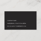 Monogram Wood Visitekaartje (Achterkant)