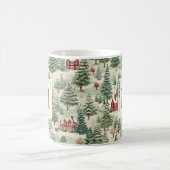Monogram Woodland rustieke land kerst schattig Koffiemok (Center)