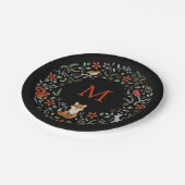 Monogram Woodland Wreatpaper Bord (Gekanteld)