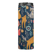 Monogram Woud, stijl Thermal Tumbler Thermosbeker (Achterkant)