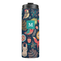 Monogram Woud, stijl Thermal Tumbler