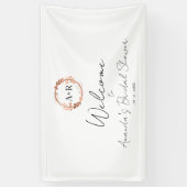 Monogram Wreater Vrijgezellenfeest Welkomstgebanne Spandoek (Verticaal)