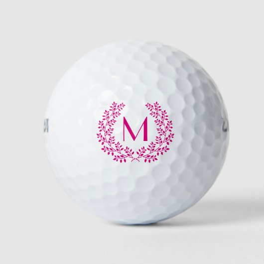 Monogram Wreath Golfballen (Voorkant)