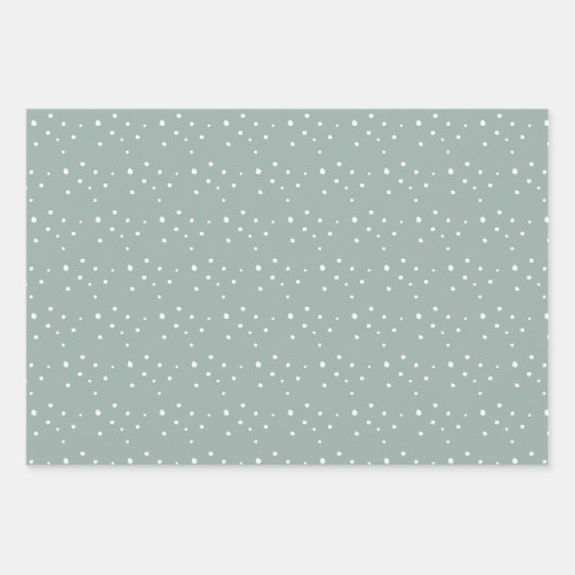 Monogram Wreath Merry Kerstfeestdag - Wrapping P Inpakpapier Vel (Voorkant 2)