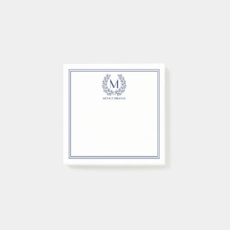 Monogram Wreath Post-it® Notes
