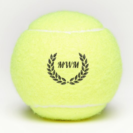 Monogram Wreath Tennisballen (Voorkant)
