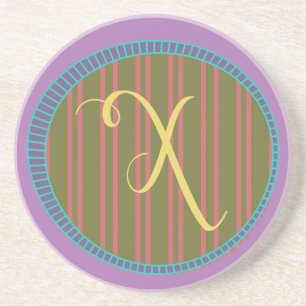 Monogram X Sandstone Onderzetter