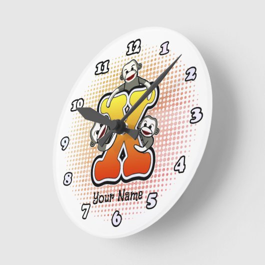 Monogram X sok Aap klok (Hoek)