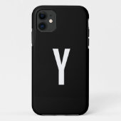 Monogram Y Case-Mate iPhone Case (Achterkant)