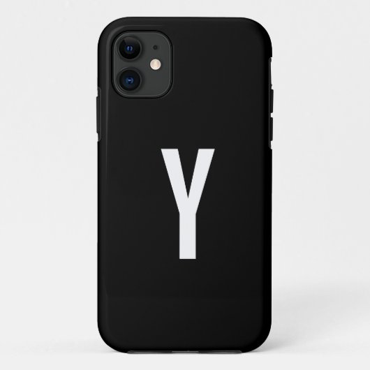 Monogram Y Case-Mate iPhone Case (Achterkant)