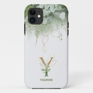 Monogram Y Elegant Groen Case-Mate iPhone Case