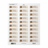  monogram Y Etiket (Full Sheet)
