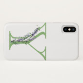 Monogram Y Lavender Eucalyptus Case-Mate iPhone Case (Achterkant (horizontaal))