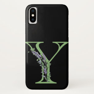 Monogram Y Lavender Eucalyptus Case-Mate iPhone Case