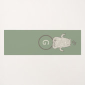 Monogram Yoga Beer Yogamat (Achterkant (horizontaal))