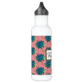Monogram Yoga Blue Lotus Flower Waterfles (Links)