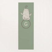 Monogram Yogabeer Yogamat (Achterkant)