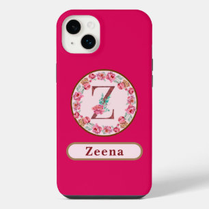 Monogram Z Bloemstuk Aangepaste Hoes-Case-Mate iPh