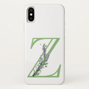 Monogram Z Lavender Eucalyptus Case-Mate iPhone Case