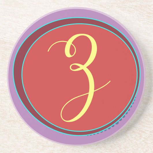 Monogram Z Sandstone Onderzetter (Voorkant)