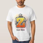 Monogram Z Sock Monkey T-shirt (Voorkant)