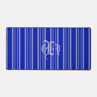 Monogram Zaffre Stripes White Bureaumat