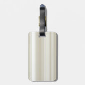 Monogram zandsteen strepen bagagelabel (Achterkant verticaal)