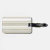 Monogram zandsteen strepen bagagelabel (Achterkant horizontaal)