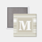 Monogram zandsteen strepen magneet (Voorkant / Achterkant)