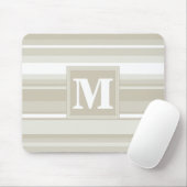 Monogram zandsteen strepen muismat (Met muis)
