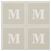Monogram zandsteen strepen stof (Close Up)