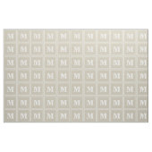 Monogram zandsteen strepen stof (Fat Quarter)