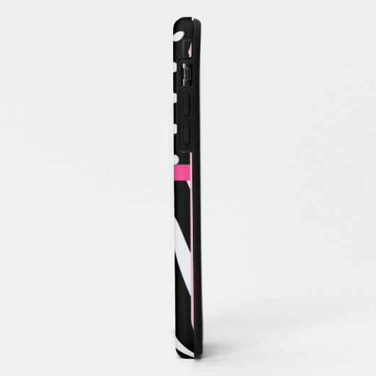 Monogram Zebra Afdrukbedekking Case-Mate iPhone Case (Achterkant/links)