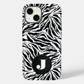 Monogram Zebra Afdrukken Case-Mate iPhone Case (Achterkant)