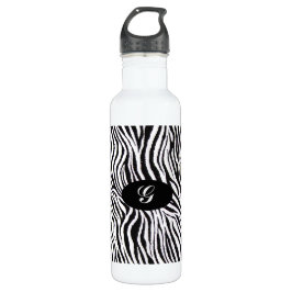 MONOGRAM ZEBRA AFDRUKWATERFLES WATERFLES 