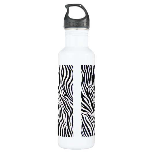 MONOGRAM ZEBRA AFDRUKWATERFLES WATERFLES (Achterkant)