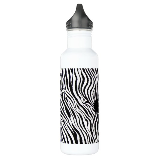 MONOGRAM ZEBRA AFDRUKWATERFLES WATERFLES  (Links)